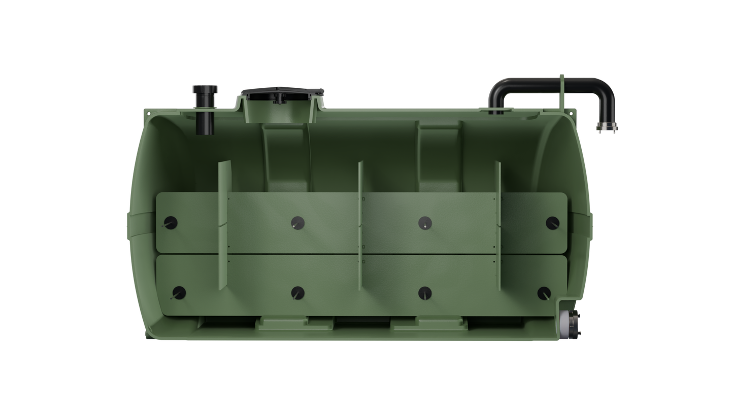 Löschwassertank Schnitt